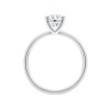 Solitaire Eïko serti clos diamant en or 18 carats