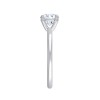 Solitaire Eïko serti clos diamant en or 18 carats