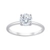 Solitaire Eïko serti clos diamant en or 18 carats