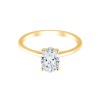 Solitaire Eïko diamant en or 18 carats