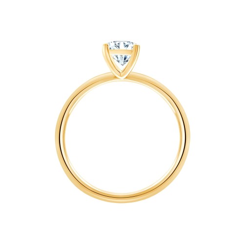 Solitaire Eïko diamant en or 18 carats