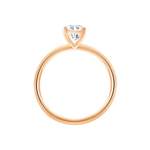Solitaire Eïko diamant en or 18 carats