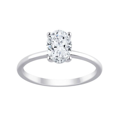 Solitaire Eïko diamant en or 18 carats