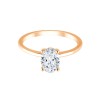 Solitaire Eïko diamant en or 18 carats