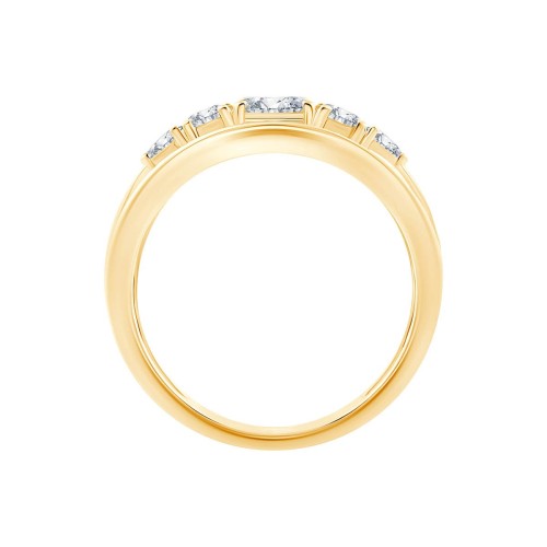 Bague Eïko serti clos diamant en or 18 carats