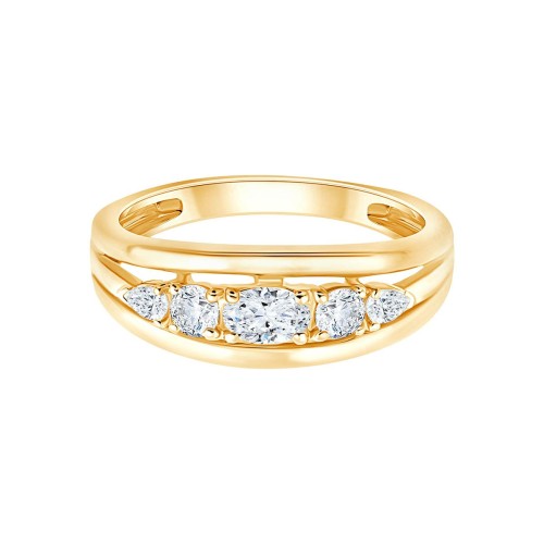 Bague Eïko serti clos diamant en or 18 carats