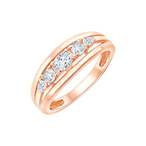Bague Eïko serti clos diamant en or 18 carats