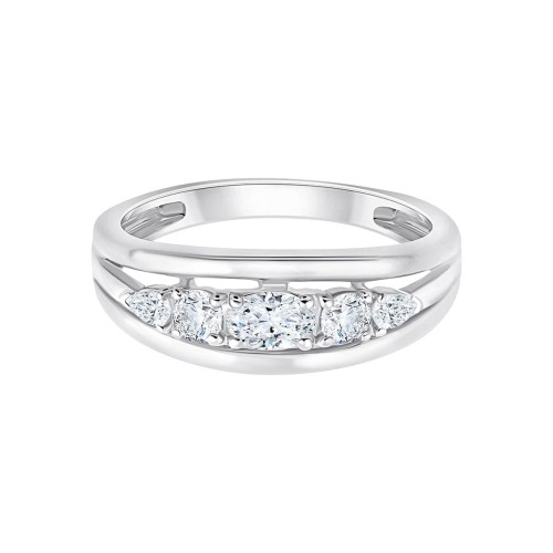 Bague Eïko serti clos diamant en or 18 carats