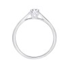 Solitaire Eïko serti clos diamant en or 18 carats