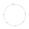 Bracelet Eïko serti clos diamant en or 9 carats
