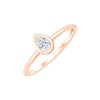 Solitaire Eïko diamant en or 9 carats
