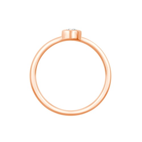 Solitaire Eïko diamant en or 9 carats