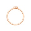 Solitaire Eïko diamant en or 9 carats
