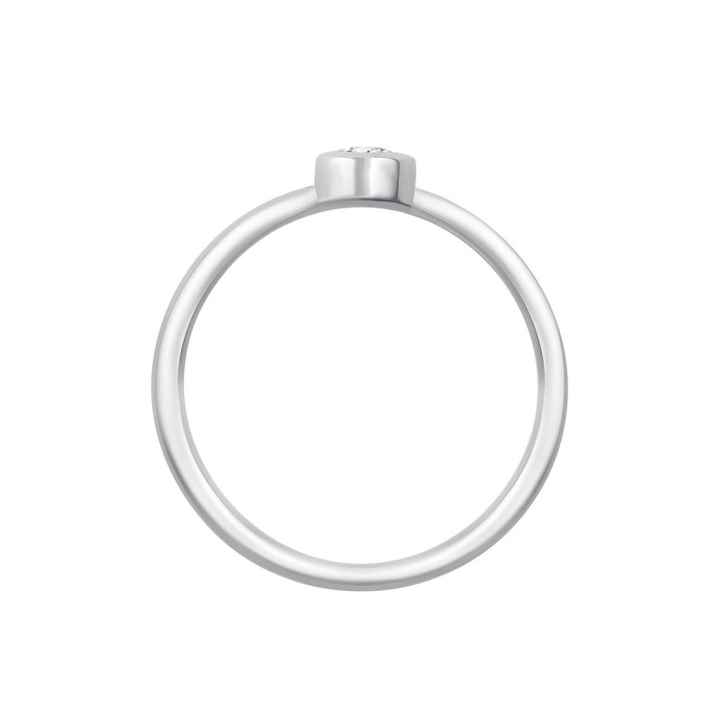 Solitaire Eïko diamant en or 9 carats