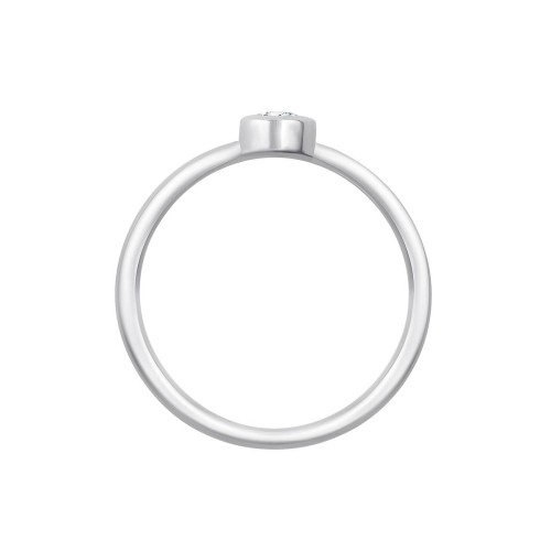 Solitaire Eïko diamant en or 9 carats