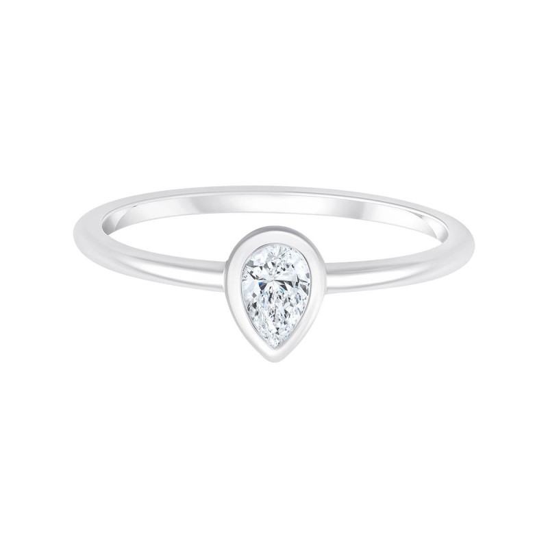 Solitaire Eïko diamant en or 9 carats