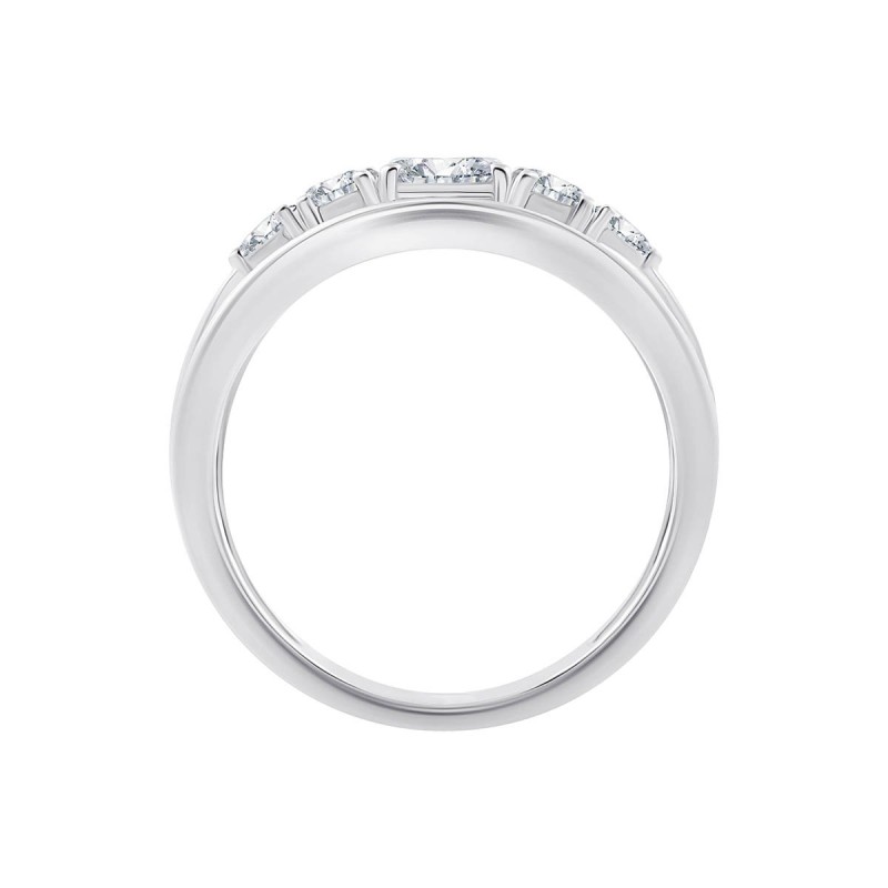 Bague Eïko serti clos diamant en or 9 carats