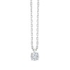 Collier Evidence serti clos diamant en or 18 carats