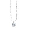 Collier Evidence serti clos diamant en or 18 carats
