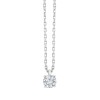 Collier Evidence serti clos diamant en or 18 carats