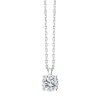 Collier Evidence serti clos diamant en or 18 carats