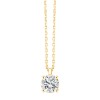 Collier Evidence serti clos diamant en or 18 carats