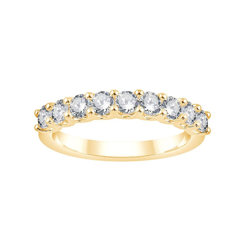 Demi Alliance Evidence trilogie diamant en or 18 carats