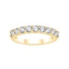 Demi Alliance Evidence trilogie diamant en or 18 carats