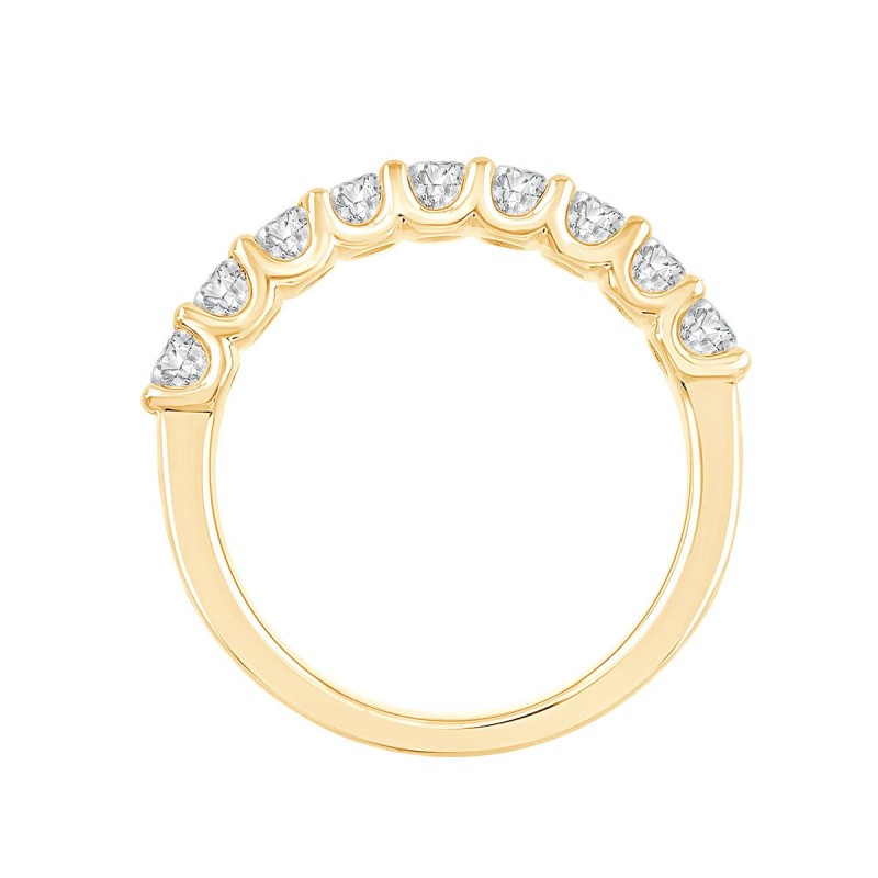 Demi Alliance Evidence trilogie diamant en or 18 carats