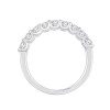 Evidence Trilogy Diamond Half Eternity Ring in 18-Carat Gold