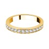 DEMI ALLIANCE EVIDENCE RAIL GRIFFE 13 DIAMANTS 0.37 CT