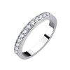 DEMI ALLIANCE EVIDENCE RAIL GRIFFE 13 DIAMANTS 0.37 CT