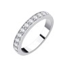 DEMI ALLIANCE EVIDENCE RAIL GRIFFE 13 DIAMANTS 0.70 CT