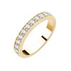 DEMI ALLIANCE EVIDENCE RAIL GRIFFE 13 DIAMANTS 0.70 CT
