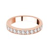 DEMI ALLIANCE EVIDENCE RAIL GRIFFE 13 DIAMANTS 0.70 CT