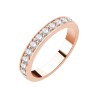 DEMI ALLIANCE EVIDENCE RAIL GRIFFE 13 DIAMANTS 0.70 CT