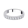 DEMI ALLIANCE EVIDENCE RAIL GRIFFE 13 DIAMANTS 0.70 CT
