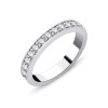 DEMI ALLIANCE EVIDENCE RAIL GRIFFE 13 DIAMANTS 0.50 CT
