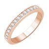 DEMI ALLIANCE EVIDENCE RAIL GRIFFE 13 DIAMANTS 1.00 CT