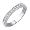 DEMI ALLIANCE EVIDENCE RAIL GRIFFE 13 DIAMANTS 1.00 CT