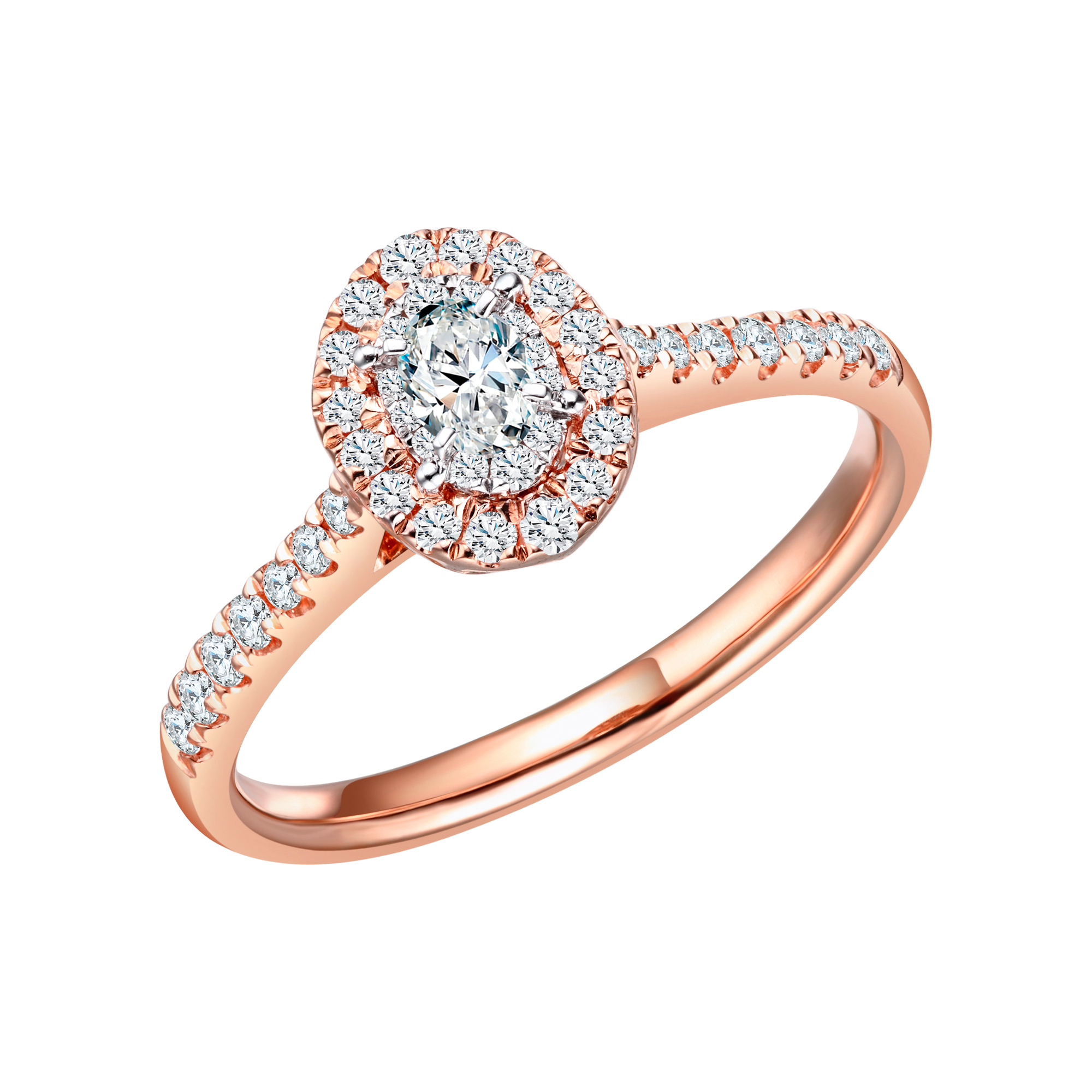 Solitaire Evidence serti clos diamant en or 18 carats
