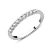 Demi Alliance Evidence trilogie diamant en or 18 carats
