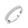 Demi Alliance Evidence trilogie diamant en or 18 carats