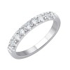 DEMI ALLIANCE EVIDENCE 4 GRIFFES 9 DIAMANTS 0.70 CT