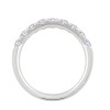 EVIDENCE HALF-ETERNITY RING 4-PRONG SETTING 9 DIAMONDS 0.80 CT