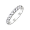 DEMI ALLIANCE EVIDENCE 4 GRIFFES 9 DIAMANTS 0.80 CT