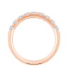 DEMI ALLIANCE EVIDENCE 4 GRIFFES 9 DIAMANTS 0.80 CT
