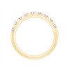 DEMI ALLIANCE EVIDENCE 4 GRIFFES 9 DIAMANTS 0.93 CT