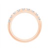 DEMI ALLIANCE EVIDENCE 4 GRIFFES 9 DIAMANTS 0.93 CT