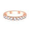 DEMI ALLIANCE EVIDENCE 4 GRIFFES 9 DIAMANTS 0.93 CT